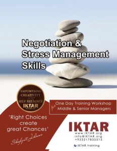 Negotiaion Skills and Stress Management